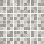 Mosaico Bunker Multicolor Rett Semipolished 30x30