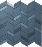 Blue Mosaico Chevron 30,5x30,5 