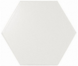   Hexagon White Matt 10,7x12,4