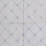 / FIRENZE HERITAGE Maiolica Bianca Deco Blu 20x20