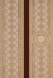 17242 Noce Fascia Geometrica Mix 2  15x50 