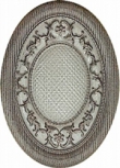 Medallon Yute Bronce-Beige 14x10