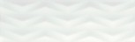Ceramika Konskie Snow Glossy Axis White struktura Rett 25x75 