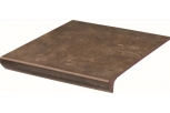 Ceramika Paradyz Ilario Brown Kapinos Stopnica Prosta 30x33 