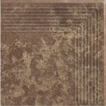 Ceramika Paradyz Ilario Brown Stopnica Narozna 30x30  