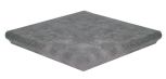Westerwalder Atrium Mittelgrau Eckflorentiner 32x32  