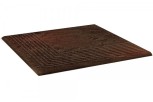 Ceramika Paradyz Semir Brown stopnica narozna 3030  