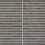 Black mosaico strip 30x30