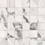 30x30 Forte Dei Marmi Quark Oyster White Mosaic 