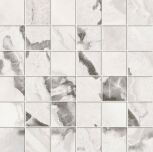 30x30 Forte Dei Marmi Quark Oyster White Mosaic 