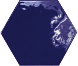  Hexatile Cobalto Brillo 17,5x20