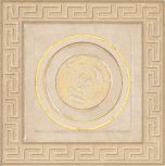 17245 Almond-Beige Tozzetto Geometrico  15x15 
