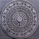 Creta Satined Black Silver 8x8