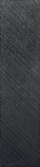 Triple Black Chevron  20x80