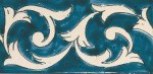 Listello Radda Azzurro 10x30 