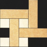 36405 Mosaico Chesterfield Macro Beige/Noce 30x30 
