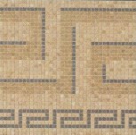 37233 Mos Greca Silver Oro/Noce 39,4x39,4