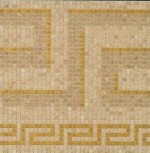 37243 Mos Greca Gold Oro/Noce 39,4x39,4