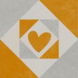 Via Cuore Naranja 22,3x22,3 