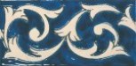 Listello Radda Bleu 10x30 