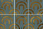 Takada Turquesa Oro 23x33,5