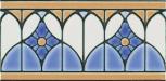 Bordura Fenice Cobalt Craquele 1020
