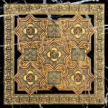 ATLAS T CM 40X40X1 CM 61X61X2 NERO MARQUINIA GOLD