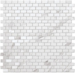 Roma Statuario Brick Mosaico 30x30