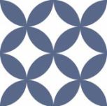 Декор B3 BLU 12,5х12,5