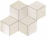 White Mosaico Esagono 30x35