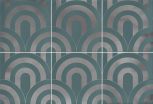 Takada Turquesa Plata 23X33.5