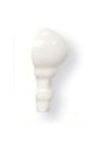 ADCO5190   Angulo Moldura Italiana PB N3 C/C Blanco 5*2,3