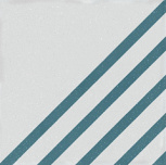 Dash Decor White Blue 18,518,5