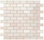   Pure White Brick Mosaic 30,5x30,5 