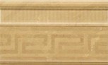 68102 Battiscopa Fascia Rilievo Oro 15x25 