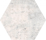   Concrete White Decor Hex mix 25x22