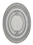 Hermes Plata-Perla Medallon 14x10