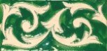 Listello Radda Verde Muschio 10x30 