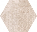   Concrete Almond Decor Hex mix 25x22 