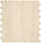 Roma Travertino Round Mosaico 29,5x32,5