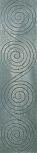 6HDG9LS Grigio Manganite Listone Conio Spirali 15x60