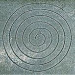 6HDG9QS Grigio Manganite Quadrotta Conio Spirali 15x15