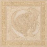 17255 Almond-Beige Tozzetto Foglia  15x15 