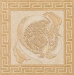 17256 Oro Tozzetto Foglia  15x15 