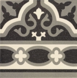  Cenefa Black 20x20 