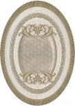 Venecia Oro-Beige Medallon 14x10