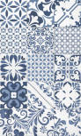 Blu Stars Decoro Mix 15x15 