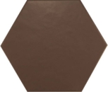 Hexatile Marron Mate 17,5x20