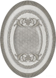 Venecia Plata-Gris Medallon 14x10