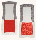 9001 Composicion Gris-Marengo-Rojo Vidre II 40x40 